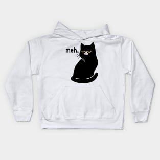 meh. cat Kids Hoodie